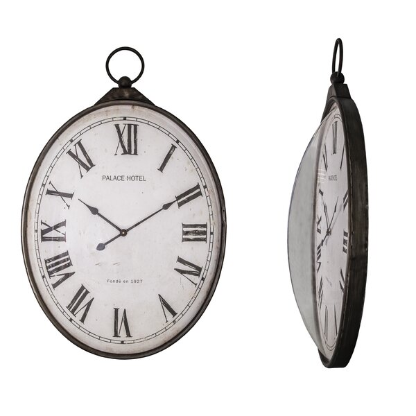 Brambly Cottage Analoge Wanduhr Poplar Xxl Wayfair De